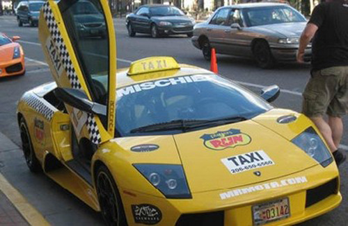 lamborghini taxi