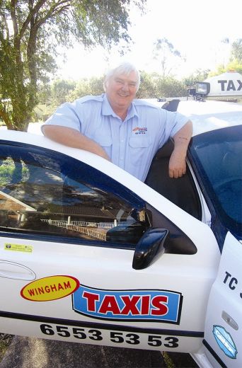 Taxi man Les back behind the wheel